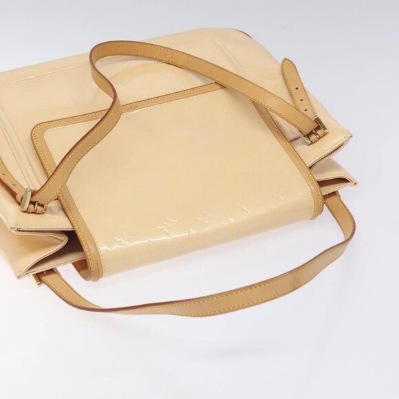 LOUIS VUITTON Vernis Biscayne Bay GM Bag Marshmallow Pink LV Auth - Picture 7 of 16